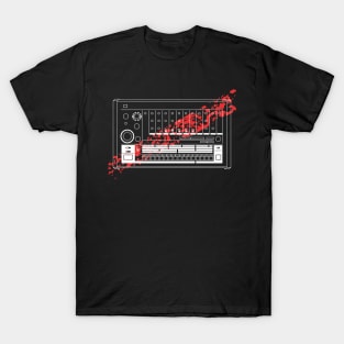 808 Red Line T-Shirt